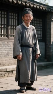 《账本里的天下》陈老吏 全身定妆图（老吏 · 内鬼）